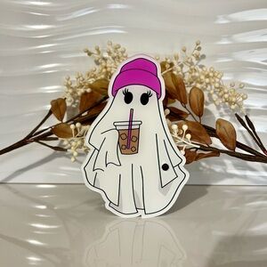 Ghost with ice coffee lash tile
